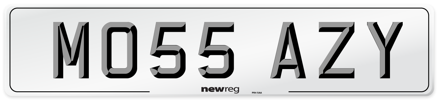 MO55 AZY Number Plate from New Reg